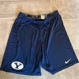 BYU cougars gym shorts
